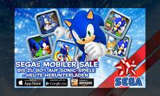 Blaue Weihnachten mit Sonic The Hedgehog f&uuml;r unterwegs - viele Sonic-Spiele f&uuml;r nur 89 Cent im Christmas-Sale