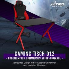 Caseking - Der ergonomische Nitro Concepts D12 Gaming-Tisch