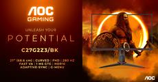 G&uuml;nstig, schnell, immersiv: Mit 280 Hz durch die Kurve - der AOC GAMING C27G2Z3/BK