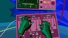 Hand Tracking in PatchWorld frees your hands to explore, rewire, tweak, and play music like never before