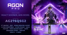 High-End-Gaming-Monitor AGON PRO AG276QSG2: AGON by AOC und NVIDIA<sup>&reg;</sup> G-SYNC<sup>&reg;</sup> Pulsar setzen neue Ma&szlig;st&auml;be