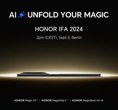 HONOR pr&auml;sentiert auf der IFA 2024 eine Zukunft voller M&ouml;glichkeiten mit dem rekordverd&auml;chtigen HONOR Magic V3