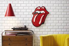 Legend&auml;res Rolling Stones Logo als LEGO Art Set