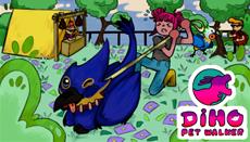 Mit einem Haustier-Dino spazieren war noch nie so m&uuml;hsam, Dino Pet Walker, ein brasilianisches Spiel, erscheint auf Steam