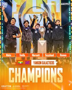 Myanmar’s Yangon Galacticos Crowned Champions of the 2025 PUBG MOBILE World Cup