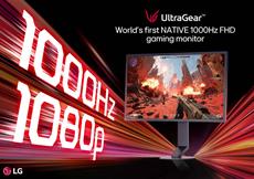 Neue Ma&szlig;st&auml;be im E-Sports: LG pr&auml;sentiert ersten Gaming-Monitor mit nativen 1.000 Hz