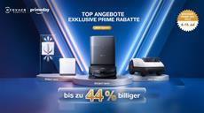 Prime Day Highlights von ECOVACS f&uuml;r Boden, Fenster und Garten / Smarte Reinigung, starke Deals, bis zu 44 Prozent sparen