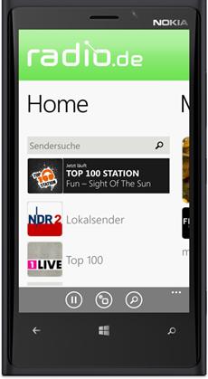 radio.de launcht App f&uuml;r Windows Phone 8