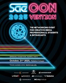 SAE Convention am 21. Oktober 2025 erwartet &uuml;ber 1.000 Kreative aus aller Welt in K&ouml;ln