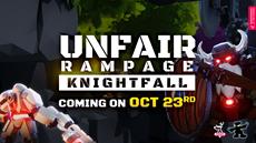 Speed, chaos, and destruction - Unfair Rampage lands this October on Nintendo Switch and Steam!