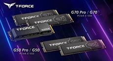 TEAMGROUP Announces New Gaming SSD Series: the T-FORCE G70 PRO / G70 and G50 PRO / G50 PCIe 4.0 SSDs Brand New Cooling Solutions for a Variety of Applications