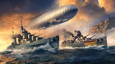 World of Warships geht mit Superflugzeugtr&auml;gern und dem neuen Spielmodus „Luftschiff Derby“ in den Himmel